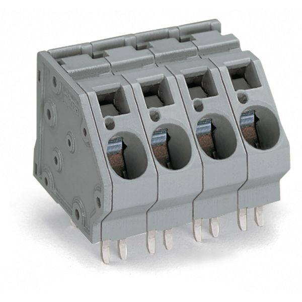 PCB terminal block 16 mm² Pin spacing 10 mm gray image 3