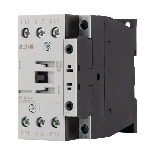 Contactor, 3 pole, 380 V 400 V 11 kW, 1 NC, 110 V 50/60 Hz, AC operation, Screw terminals image 7