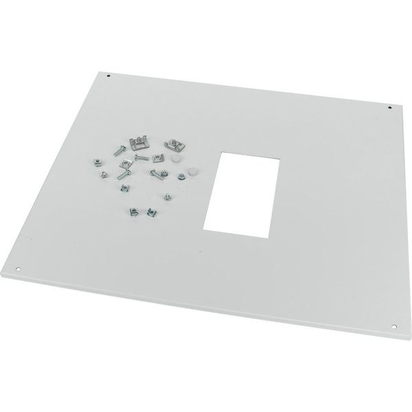 Front cover, +mounting kit, for NZM3, horizontal, 4p, HxW=250x600mm, R, grey image 2