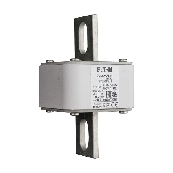 Fuse-link, high speed, 1250 A, AC 690 V, size 3, 76 x 92 x 135 mm, aR, IEC, UL image 16