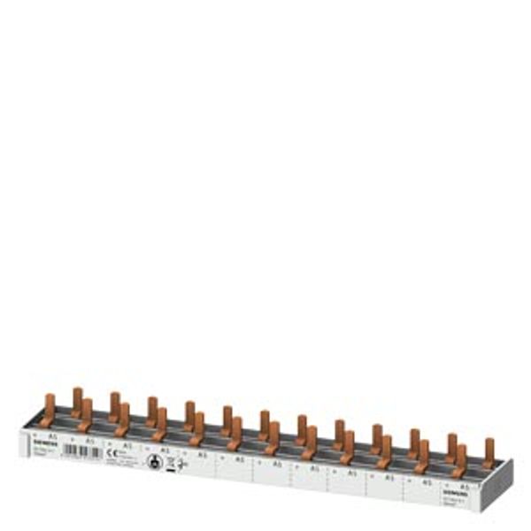 Compact pin busbar, 10mm2 connectio... image 1