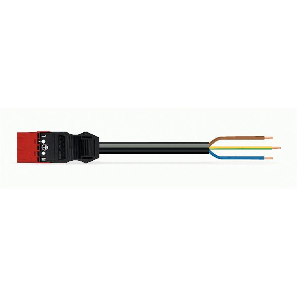pre-assembled connecting cable Eca Plug/open-ended red image 4