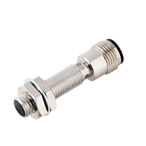 Proximity sensor, inductive, short brass body M8, shielded, 3 mm, DC, E2EN0293G image 2