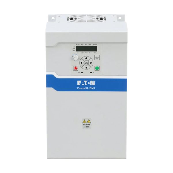 Variable frequency drive, 600 V AC, 3-phase, 18 A, 11 kW, IP20/NEMA0, Radio interference suppression filter, 7-digital display assembly, Setpoint pote image 13