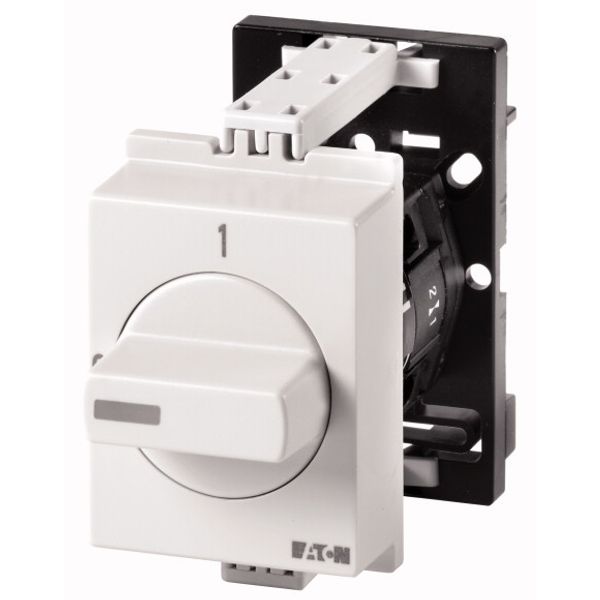 Step switches, TM, 10 A, service distribution board mounting, 2 contact unit(s), Contacts: 3, 60 °, maintained, Without 0 (Off) position, 1-3, Design image 1