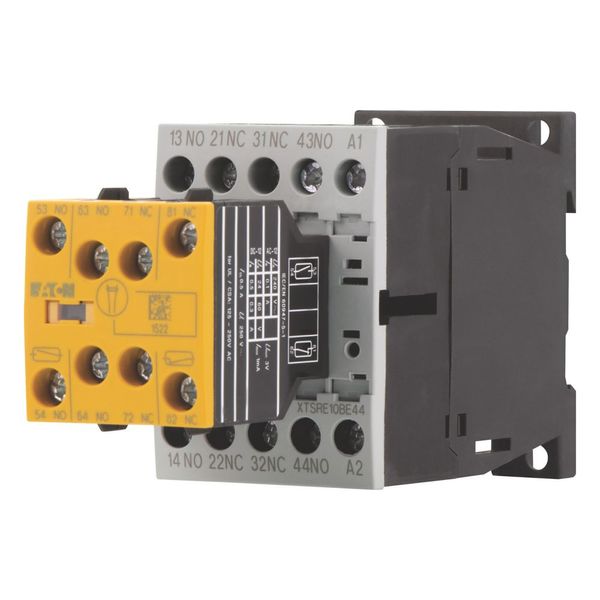 Safety contactor relay, 230 V 50 Hz, 240 V 60 Hz, N/O = Normally open: 4 N/O, N/C = Normally closed: 4 NC, Screw terminals, AC operation image 1
