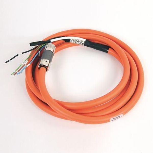 Allen-Bradley 2090-CSBM1DF-18AF04 Kinetix Single Cable, DF Single Cable for K5500, 18 AWG, TPE, Continuous-flex, Single Motor Power and Feedback with Brake Wires, 04 meters image 1