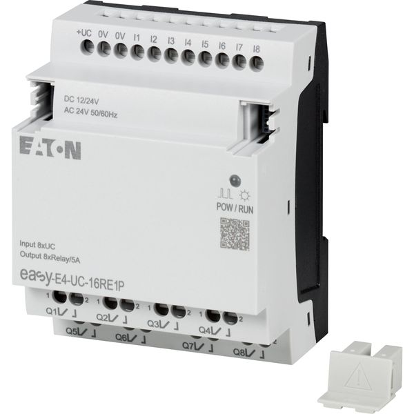 I/O expansion, For use with easyE4, 12/24 V DC, 24 V AC, Inputs/Outputs expansion (number) digital: 8, Push-In image 5