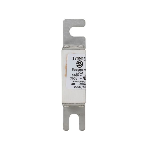 Fuse-link, high speed, 100 A, AC 690 V, DIN 000, 21 x 40 x 100 mm, aR, DIN, IEC image 5