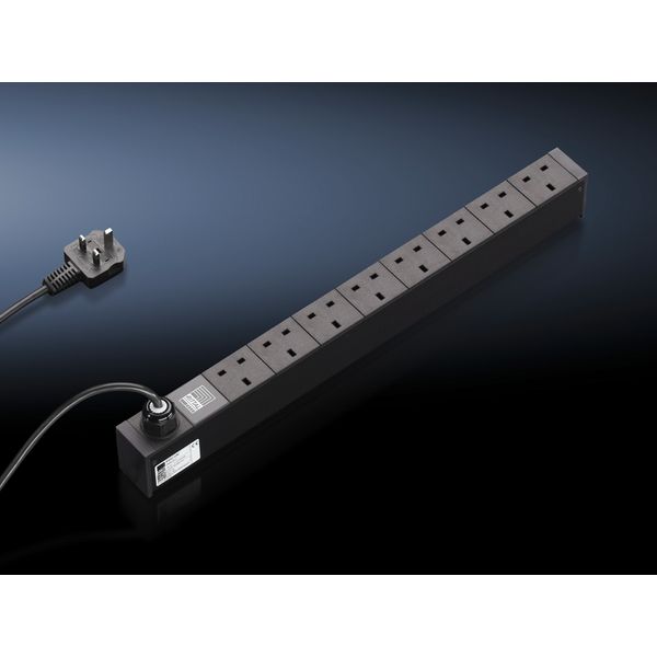 PDU basic UK 13A/230V, 1~,UK plug 8x BS1363 image 5