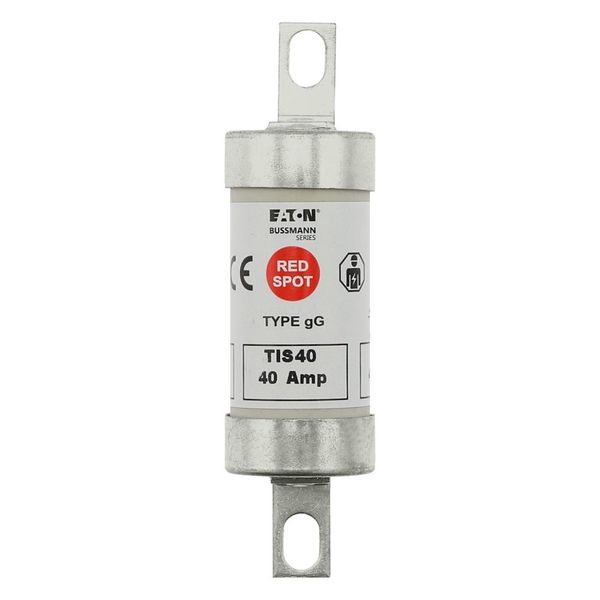 Fuse-link, LV, 40 A, AC 660 V, DC 460 V, BS88/A3, 22 x 86 mm, gL/gG, BS image 24