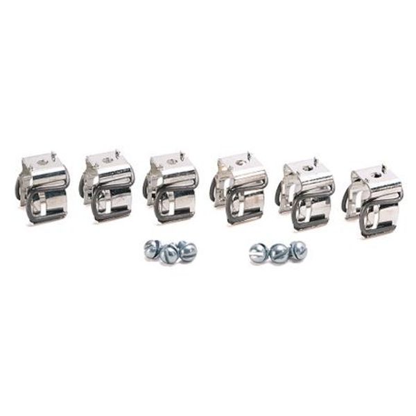 Allen-Bradley 1401-N45 Fuse Clip Kit, 200 A, Class H or J, For 1494C, 1494F, 1494G, 1494M and 1494V Disconnect Switches, 250-600V, 6 Clips and Hardware image 1