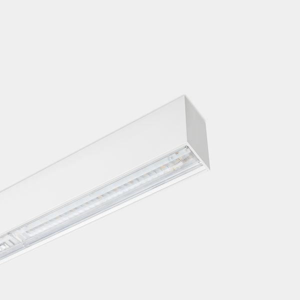 Lineal lighting system Infinite Pro 1136mm Suspended Wall washer 30.38W LED warm-white 3000K CRI 90 ON-OFF Grey IP40 3717lm image 1