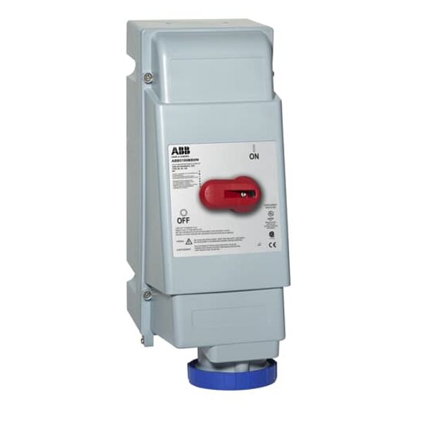 ABB460MF12W Switched interlocked socket outlet UL/CSA image 1