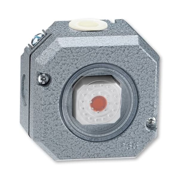 3558-02752 Rocker switch DP 1gang 1way, with red lens, with indication neon lamp ; 3558-02752 image 1