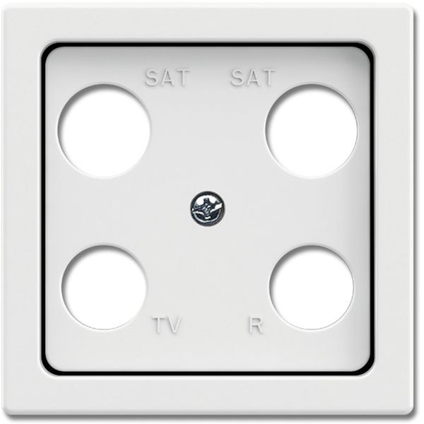 1743-04-884 CoverPlates (partly incl. Insert) future®, Busch-axcent®, carat® studio white matt image 1