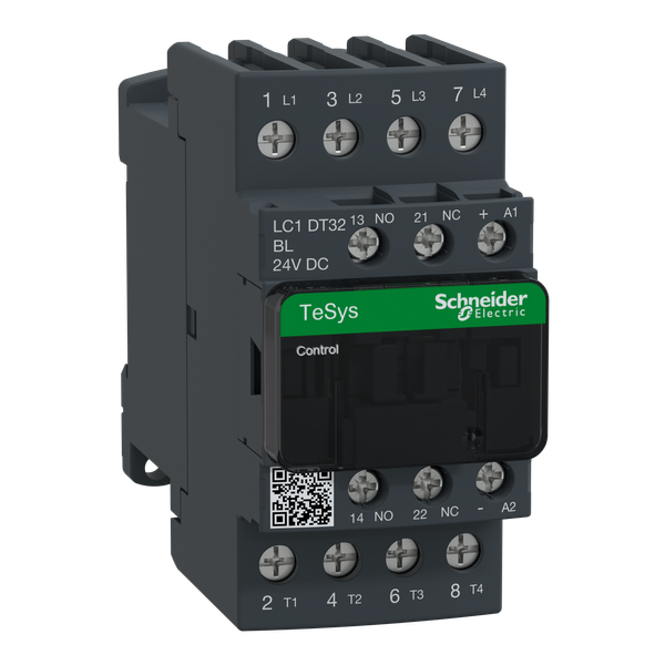 TeSys Deca contactor - 4P(4 NO) - AC-1 - = 440 V 32 A - 24 V DC low cons coil image 6