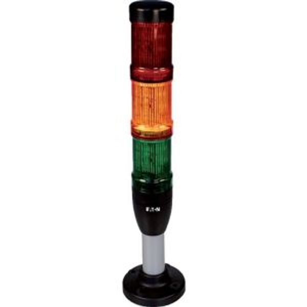 Complete device, red-orange-green, LED, 24 V, including base 100mm image 2