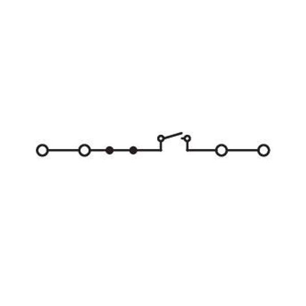 2202-1871 4-conductor disconnect/test terminal block; with push-button; with test option image 5