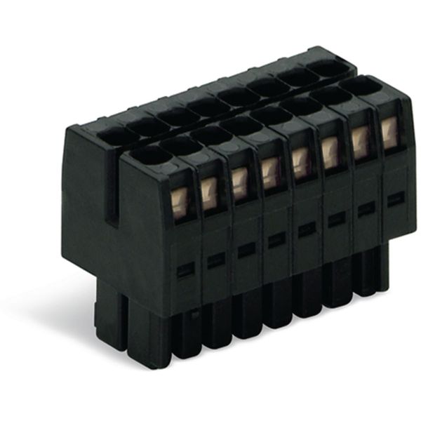 1-conductor female connector, 2-row CAGE CLAMP® 1.5 mm² black image 4