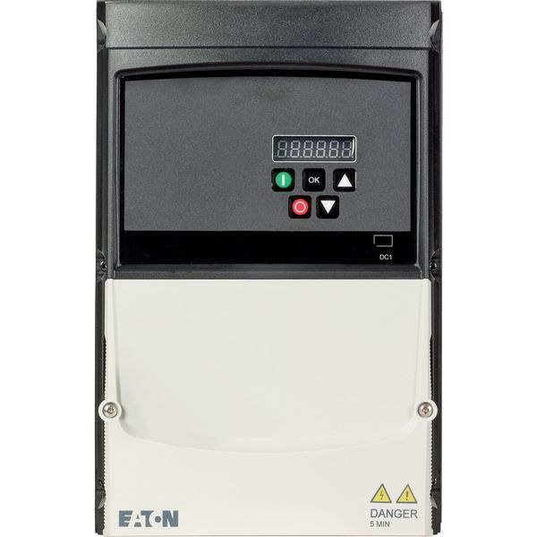 Variable frequency drive, 400 V AC, 3-phase, 18 A, 7.5 kW, IP66/NEMA 4X, Radio interference suppression filter, Brake chopper, 7-digital display assem image 16