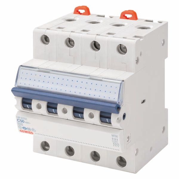 MINIATURE CIRCUIT BREAKER - MT 100- 4P CHARACTERISTIC C 6A - 4 MODULES image 2