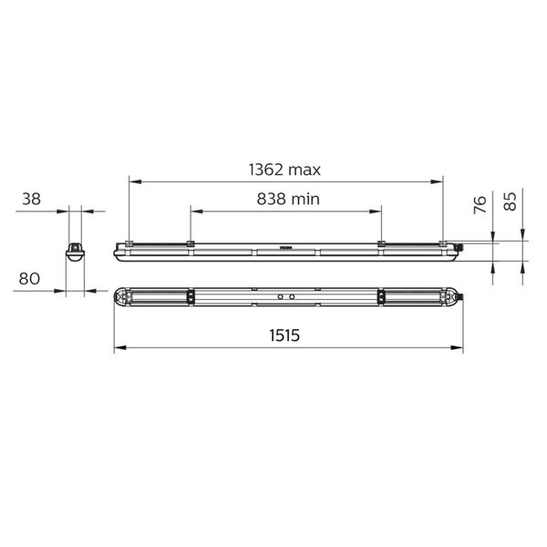 WT120C G2 LED60S/840 PSD ELB3 L1500 image 5