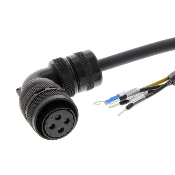 Servo motor power cable, 1.5 m, w/o brake, 900 W-1.5 kW image 2