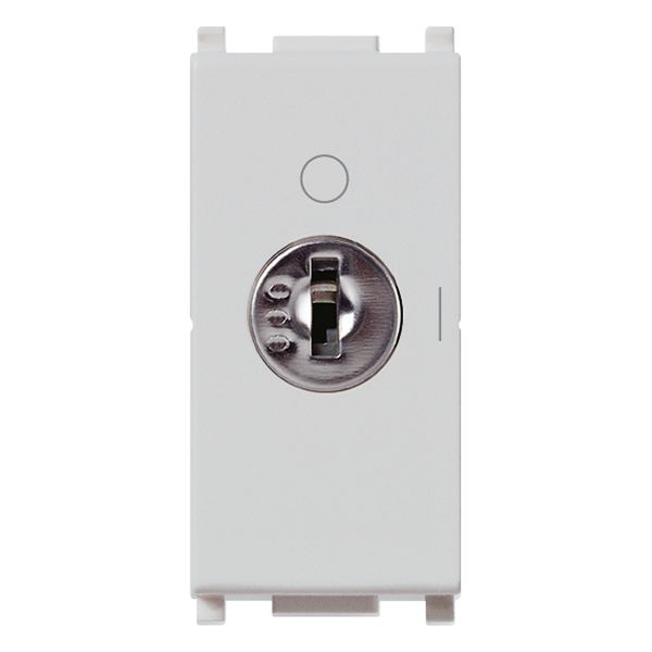 2P 16AX 1-way switch +key Silver image 1