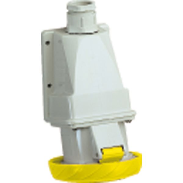 PratiKa socket - screw - angled - 32A - 2P + E - 100...130 V AC - wall image 1