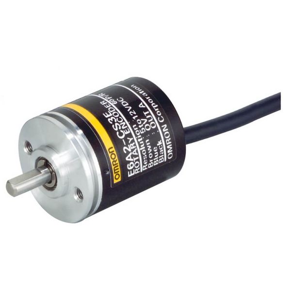 Encoder, incremental, 10ppr, 5-12 VDC, NPN voltage output, 0.5 m cable E6A21007A image 4