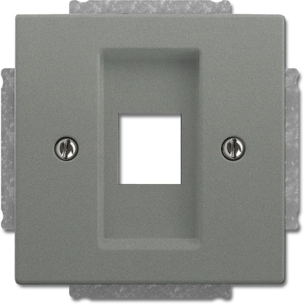 2561-803 CoverPlates (partly incl. Insert) Busch-axcent®, solo® grey metallic image 1