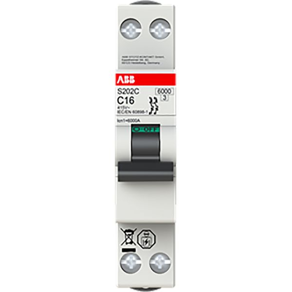 S202CM-B25 Miniature circuit breaker - 2P - B - 25 A image 1