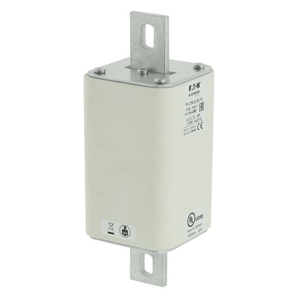 Fuse-link, high speed, 315 A, DC 1500 V, 3L, 75 x 205 mm, gPV, IEC, UL, without indicator, bolted contacts image 19