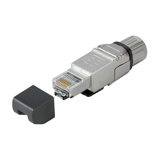 RJ45 connector, IP20, Connection 1: RJ45, Connection 2: PiercingEIA/TI image 2