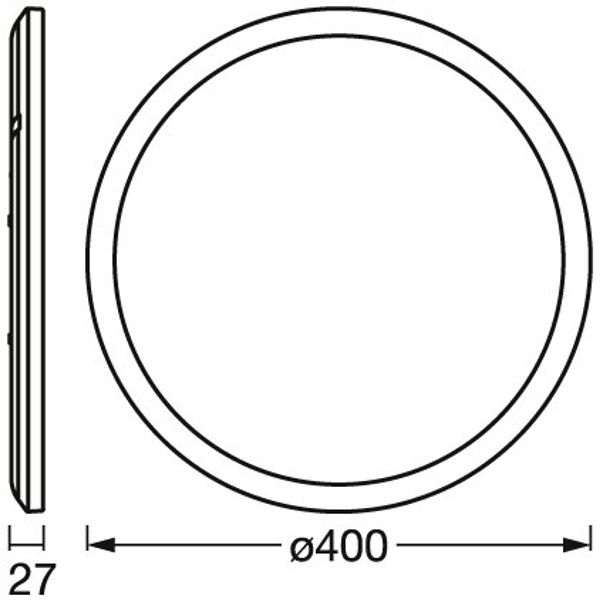 ORBIS ULTRA SLIM CLICK DIM Click-Dim 400mm White 22W image 10