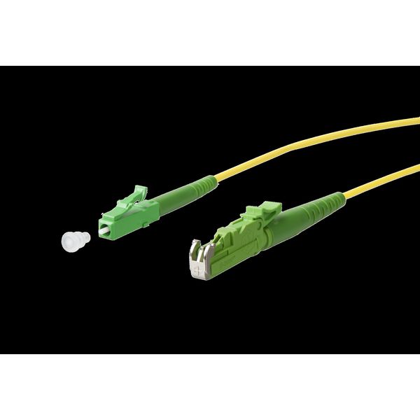 OpDAT patch cord LC-S APC/E2000-S APC OS2, 2.0 m image 2