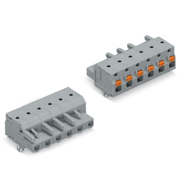 2231-202/008-000 1-conductor female connector; push-button; Push-in CAGE CLAMP® image 3