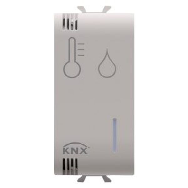 HUMIDITY/TEMPERATURE SENSOR - KNX - 1 MODULE - NATURAL BEIGE - CHORUS image 1