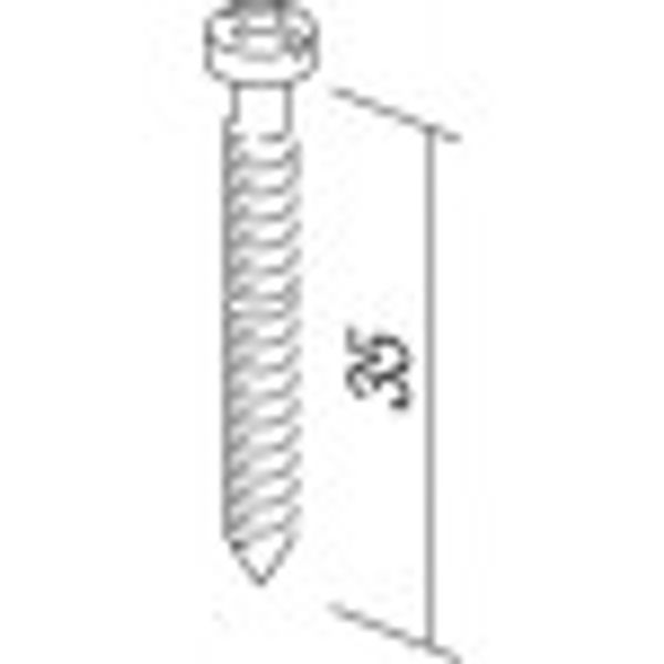 SCREW SET 3,5x35 50/1 4753039 image 2