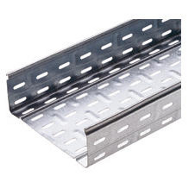 CABLE TRAY WITH TRANSVERSE RIBBING IN GALVANISED STEEL - BRN80 - WIDHT 515MM - FINISHING Z275 image 1