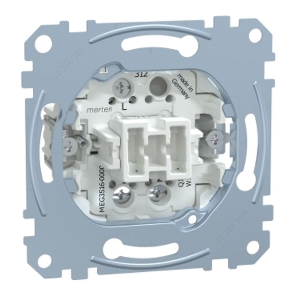 Off/changeover switch insert, 1-pole, 16 AX, AC 250 V, screw lift terminals image 1