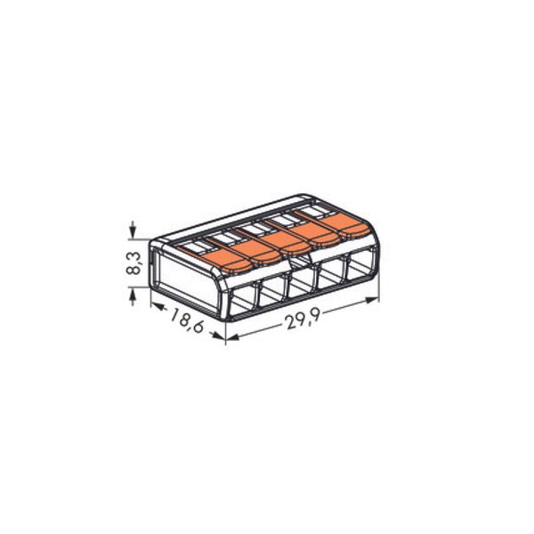 Wago connection terminal 5x 0.2-4mmý image 2