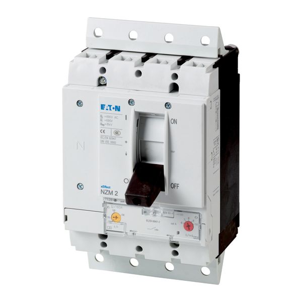 Circuit breaker 4-pole 160A, system/cable protection, withdrawable uni image 6
