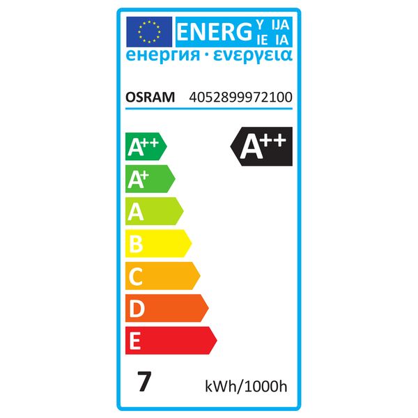 LED BASE CLASSIC A 6.5 W/2700 K GLFR E27 image 4