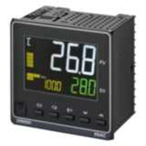 Temp. controller, PRO,1/4 DIN (96x96mm),1 x 12 VDC pulse/1 x Rel. OUT, image 1