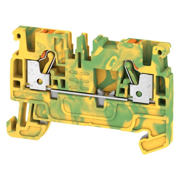 PE terminal A2C 2.5 PE, PUSH IN, 2.5 mm², green/yellow, Weidmuller image 2