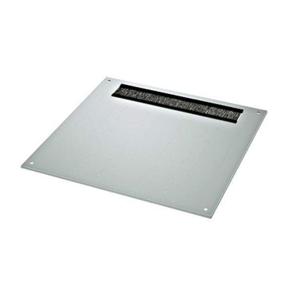 IS-1 top cover punched 60x80 RAL7035 lightgrey image 1