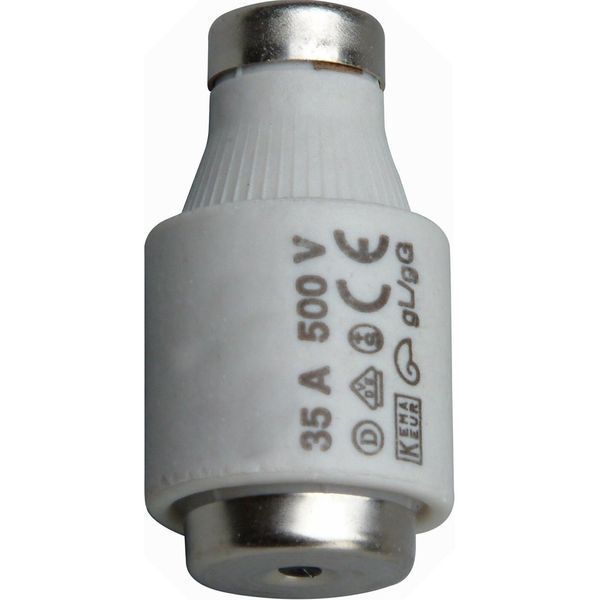DIAZED-Sicherungseinsatz, 500VAC - 250VAC gL = Ganzbereich Kabel und Leitungsschutz, Inhalt: 5 Stück image 1