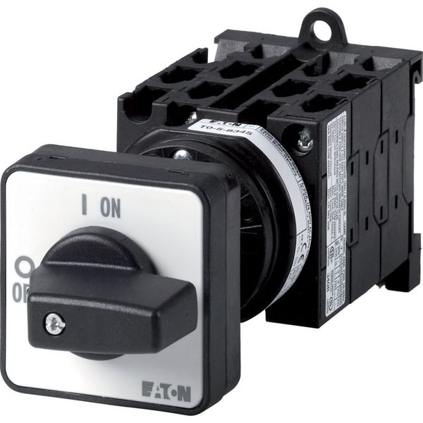 Multi-speed switches, T0, 20 A, rear mounting, 5 contact unit(s), Contacts: 10, 60 °, maintained, With 0 (Off) position, 0-1-2, SOND 28, Design number image 4